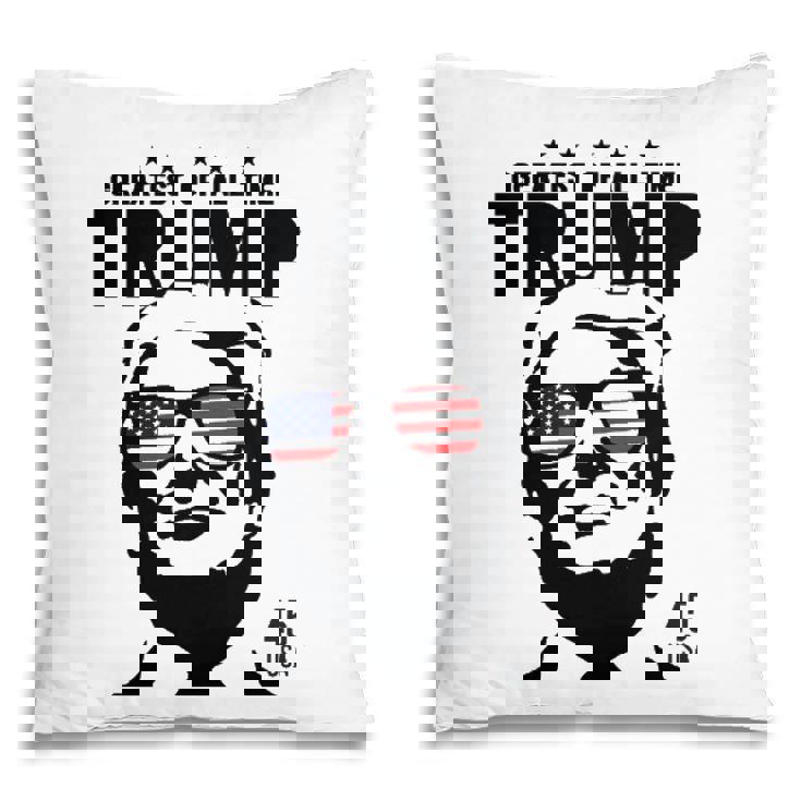 Trump American Flag Sunglasses Goat Trump Goat 45 Usa Pillow