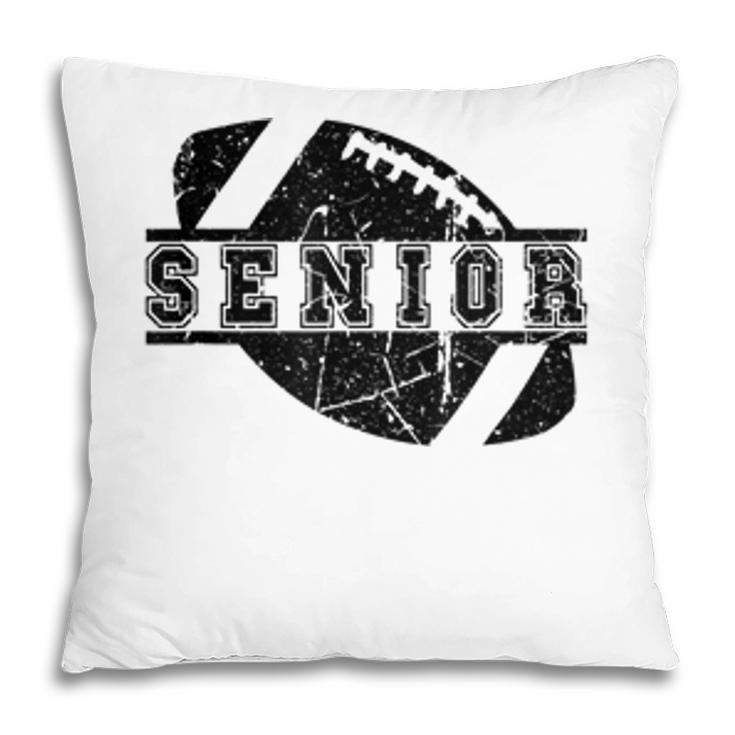 Vintage Senior Football Player Design Varsity Team Squad  Pillow