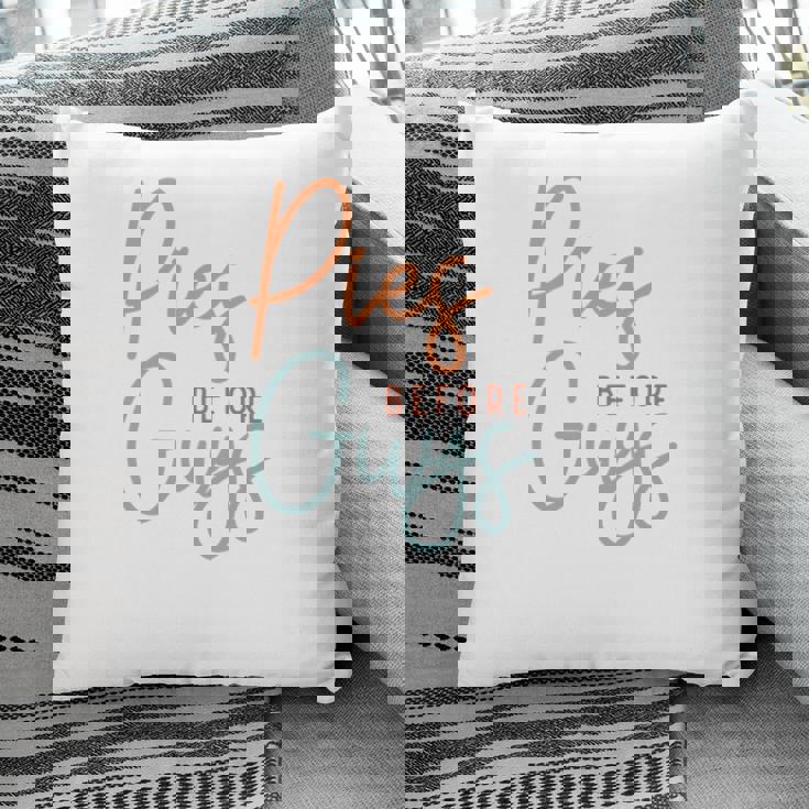 Funny Thanksgiving Pies Before Guys Pillow