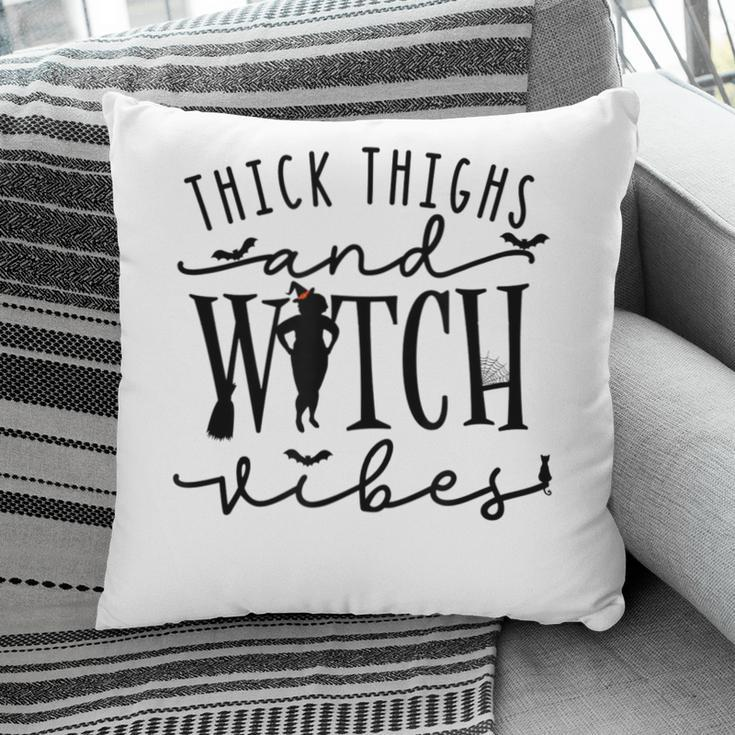 Funny Thick Thighs Witch Essential Metime Halloween Vibes Pillow