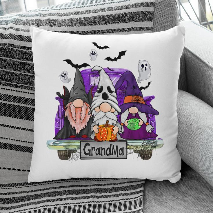 Gnomes Witch Truck Grandma Funny Halloween Costume Pillow