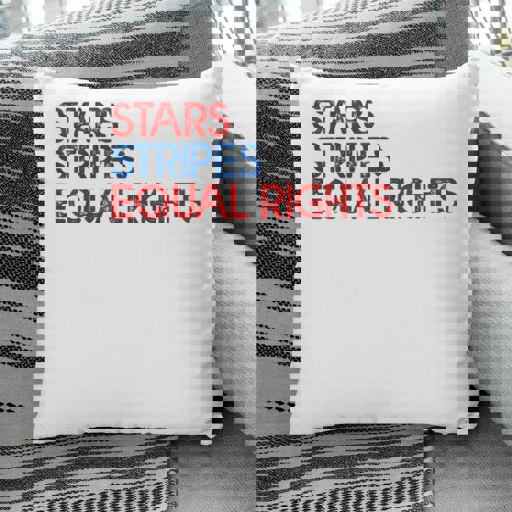 Messy Bun American Flag Pro Choice Star Stripes Equal Right V3 Pillow