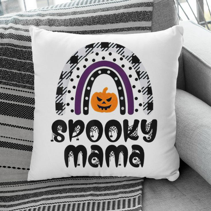 One Spooky Mama Funny Family Halloween Costume Matching Gift Pillow