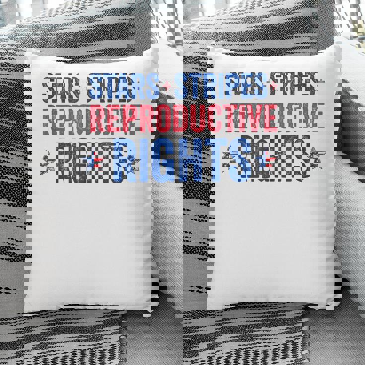 Patriotic 4Th Of July Stars Stripes Reproductive Right V5 Pillow