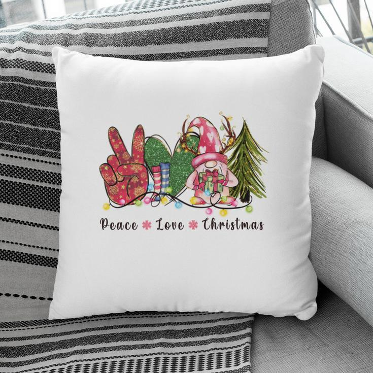 Peace Love Christmas Pillow