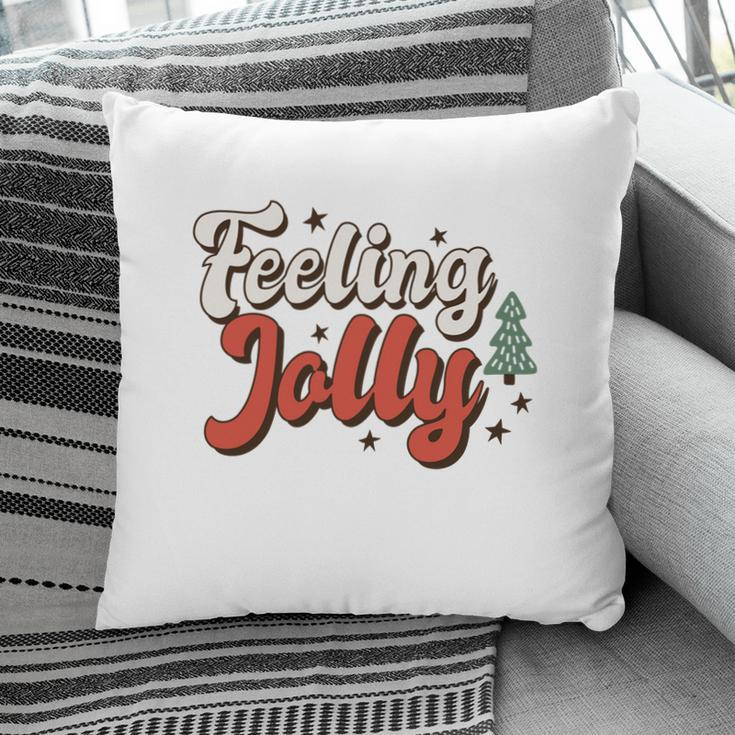 Retro Christmas Feeling Jolly Pillow