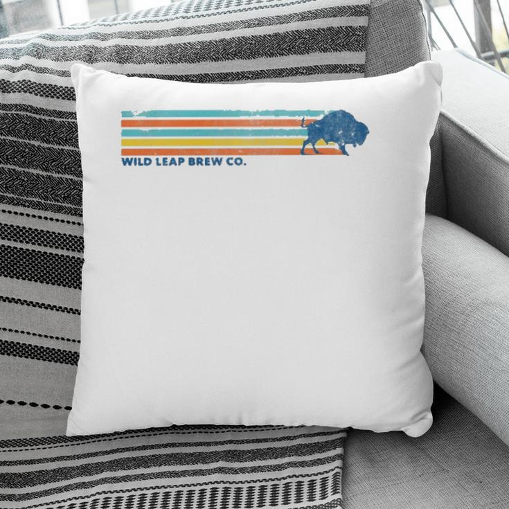 Retro Stripes West Coast Vintage Surfing Pillow