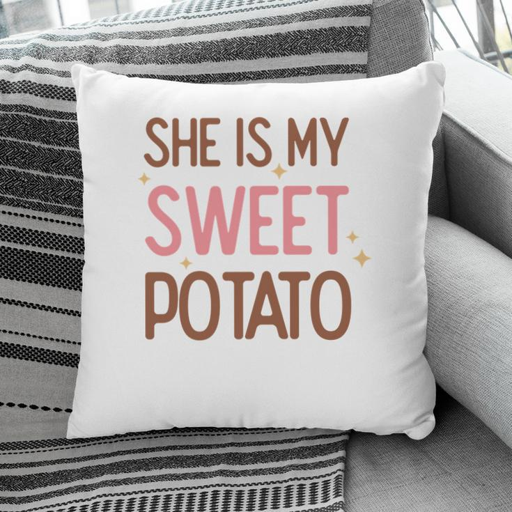 Retro Thanksgiving She Is My Sweet Potato Pillow