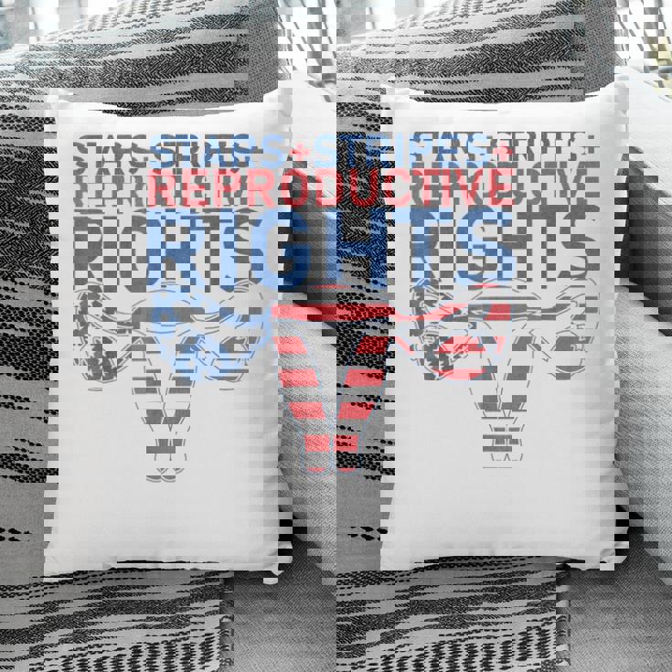 Stars Stripes Reproductive Rights Patriotic 4Th Of July V22 Pillow