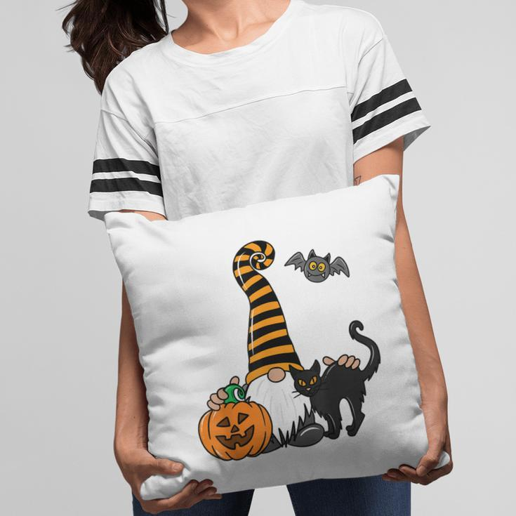 Black Cat Gnome Pumpkin Jack-O-Lantern Bat Halloween Costume Pillow
