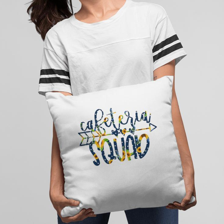Cafeteria Squad Back To School Matching Group Sunflowers Pillow