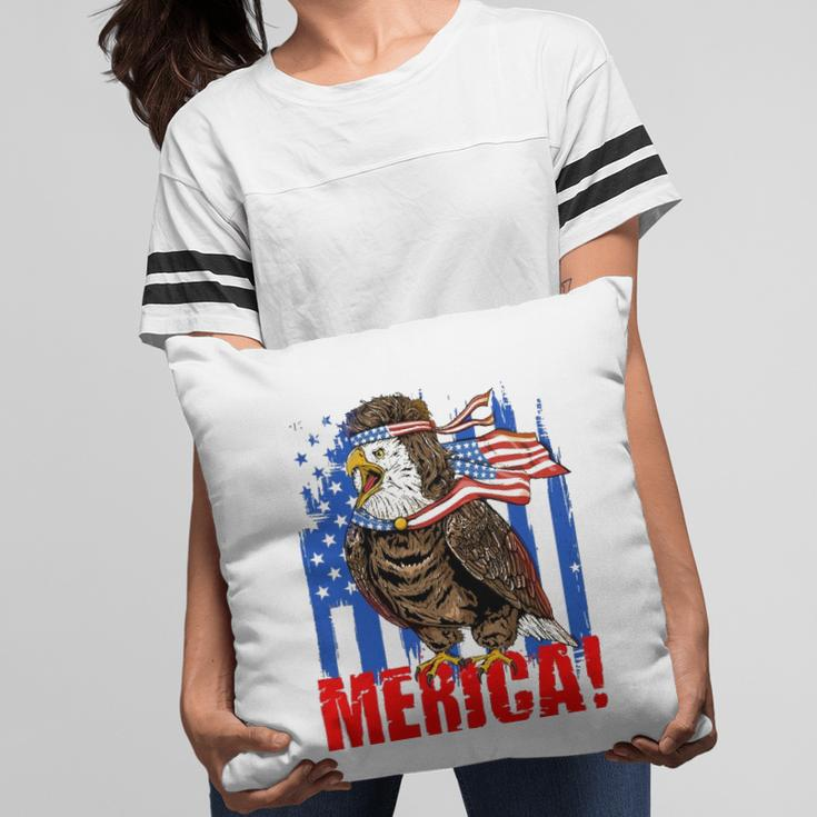 Eagle American Flag Usa Flag Mullet Eagle 4Th Of July Merica Pillow