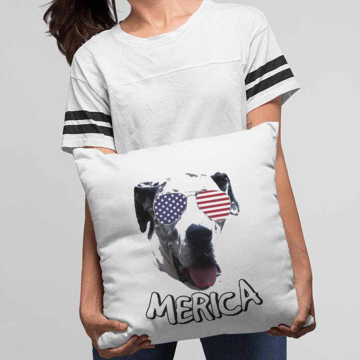 Great Dane Independence Day 4Th Of July Pillow