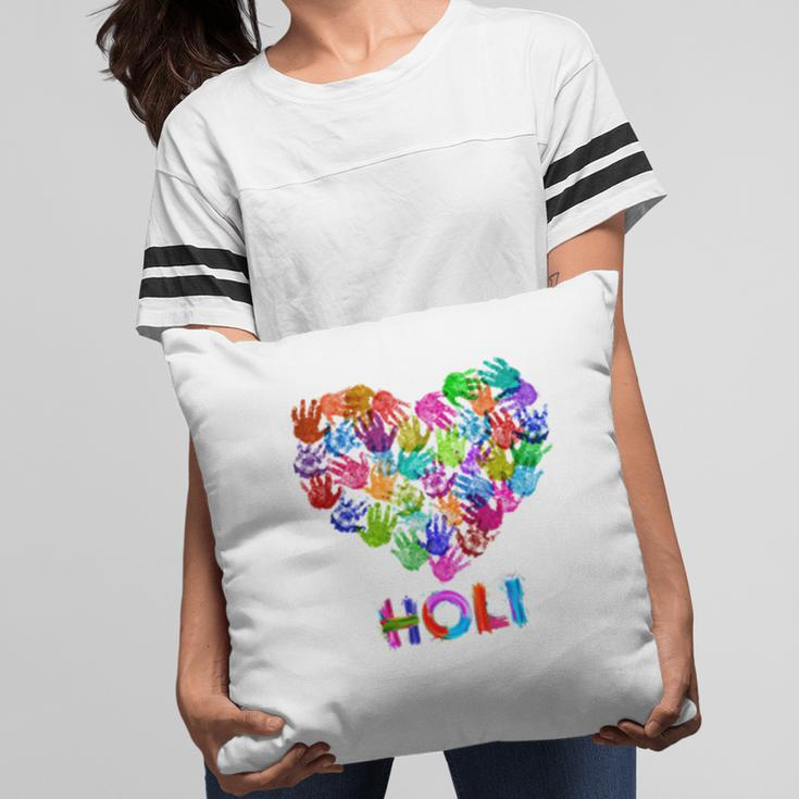 Happy Holi Indian Celebration For Women Men Kids Color India Pillow