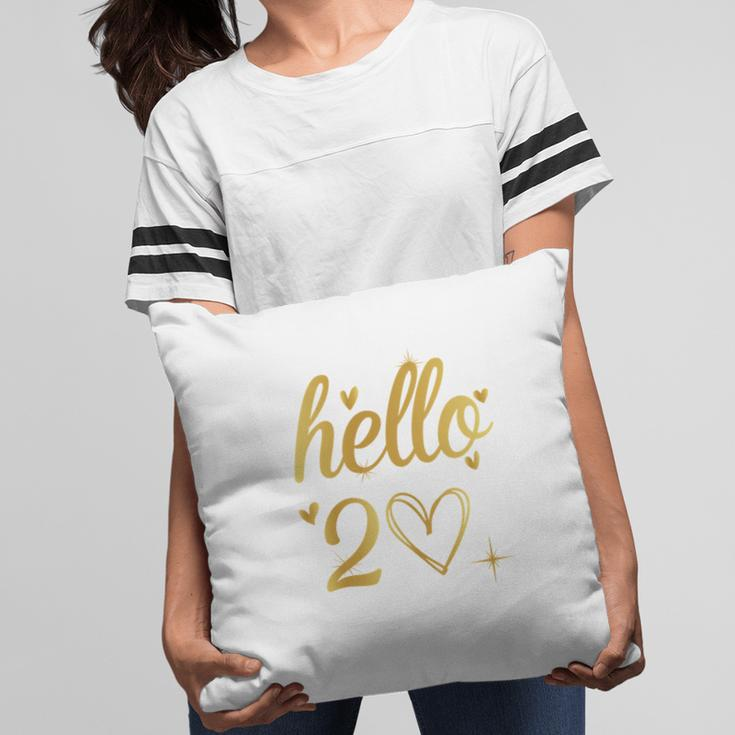 Hello 20Th Beautiful Birthday Since I Was Born In 2002 Pillow