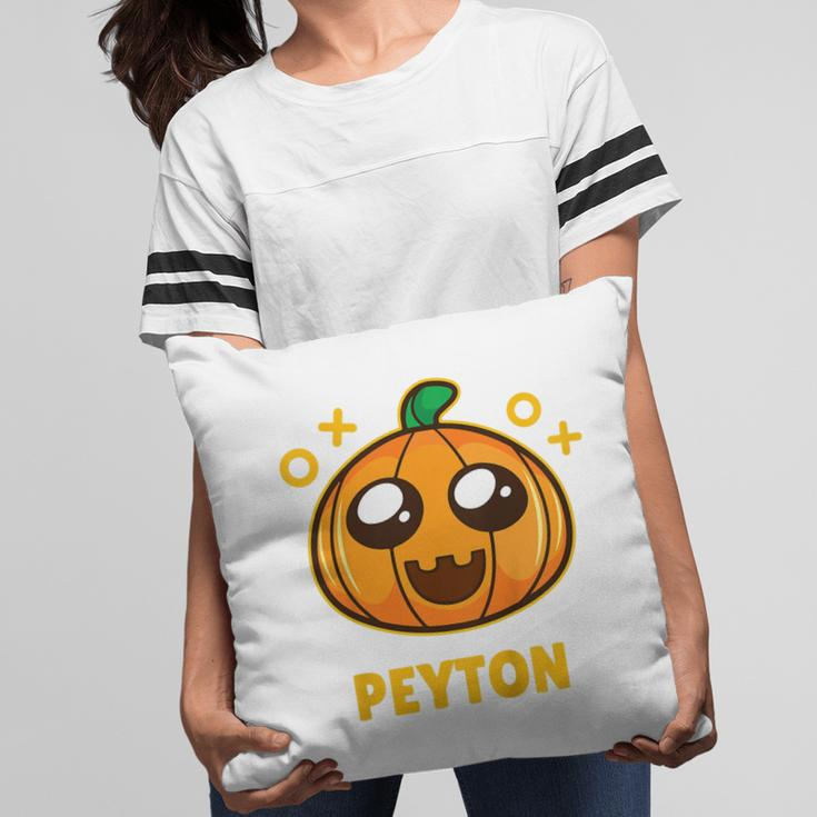 Kids Peyton Kids Pumpkin Halloween Pillow