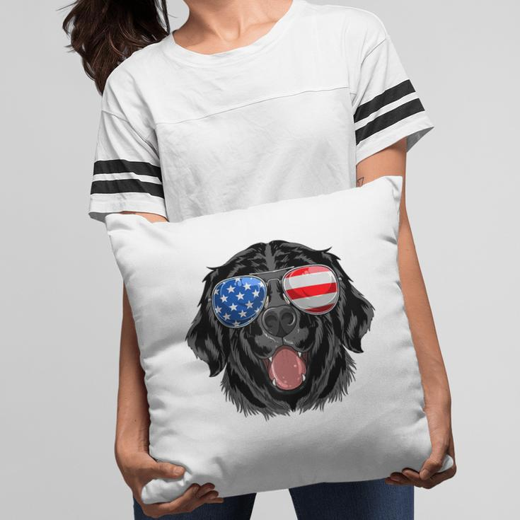 Labrador Retriever Usa American Flag Dog Dad Mom 4Th Of July Pillow