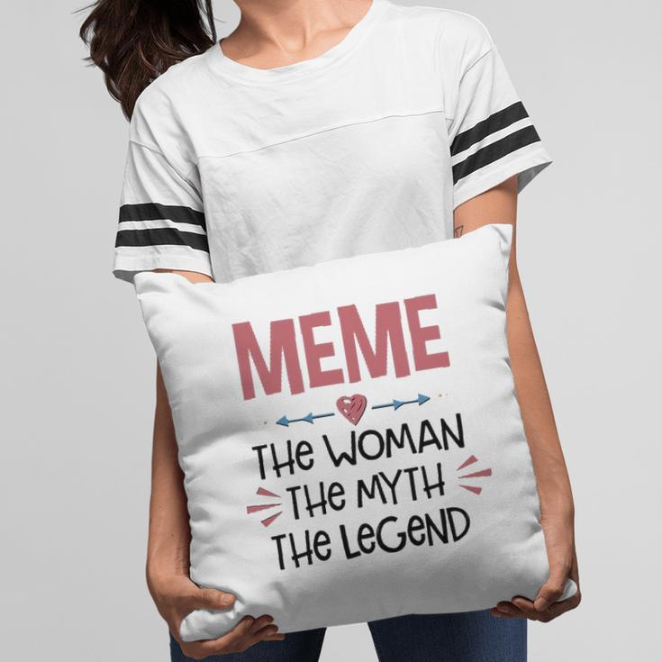 Meme Grandma Gift Meme The Woman The Myth The Legend Pillow