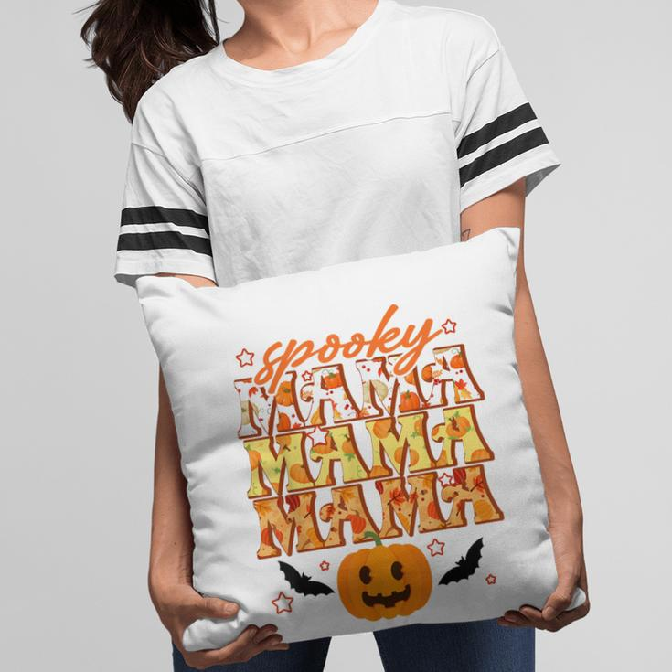 Spooky Mama Spooky Season Funny Halloween Mom Mommy Gifts Pillow