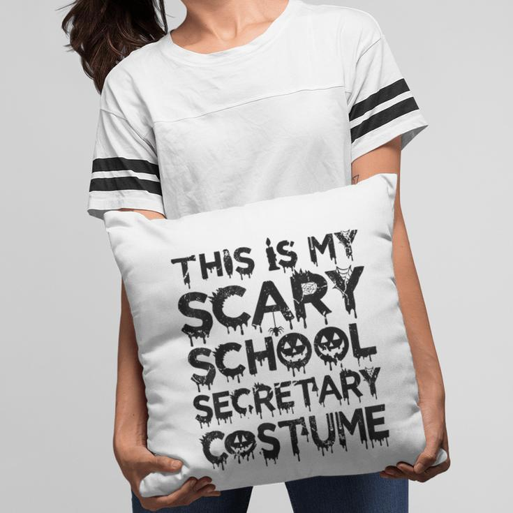 This Is My Scary School Secretary Costume Funny Halloween Pillow