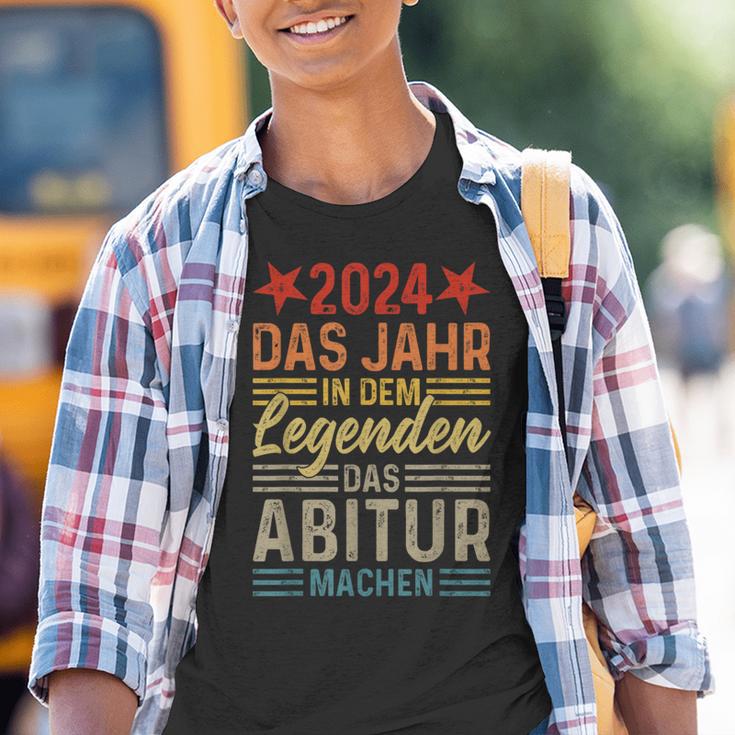 2024 Das Jahr In Dem Legenden Das Abitur Machen Abi 2024 Kinder Tshirt