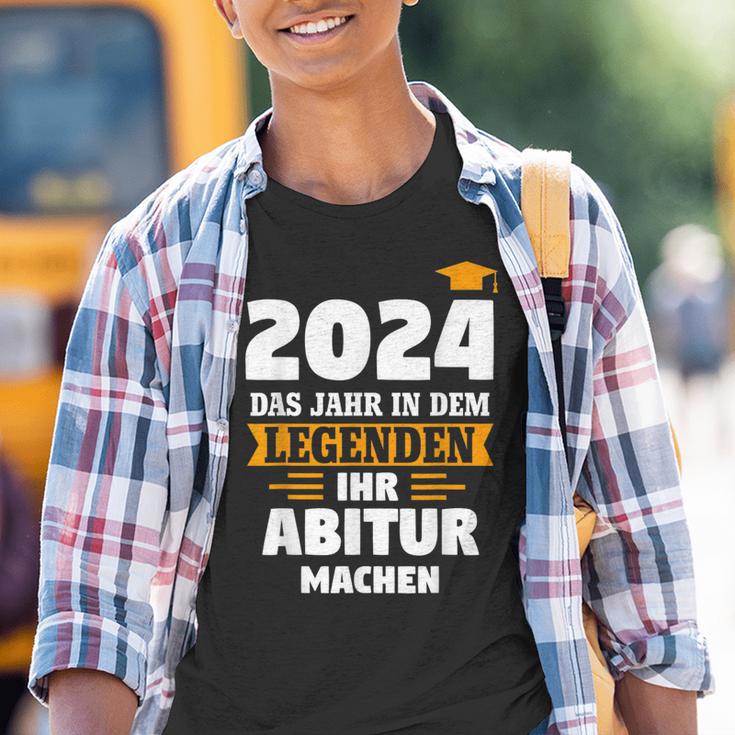 2024 Das Jahr In Dem Leggenden Abitur Bestanden Kinder Tshirt