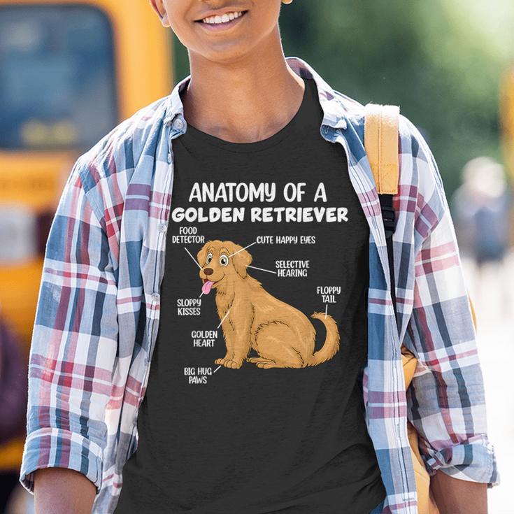Anatomy Of A Golden Retriever Kinder Tshirt