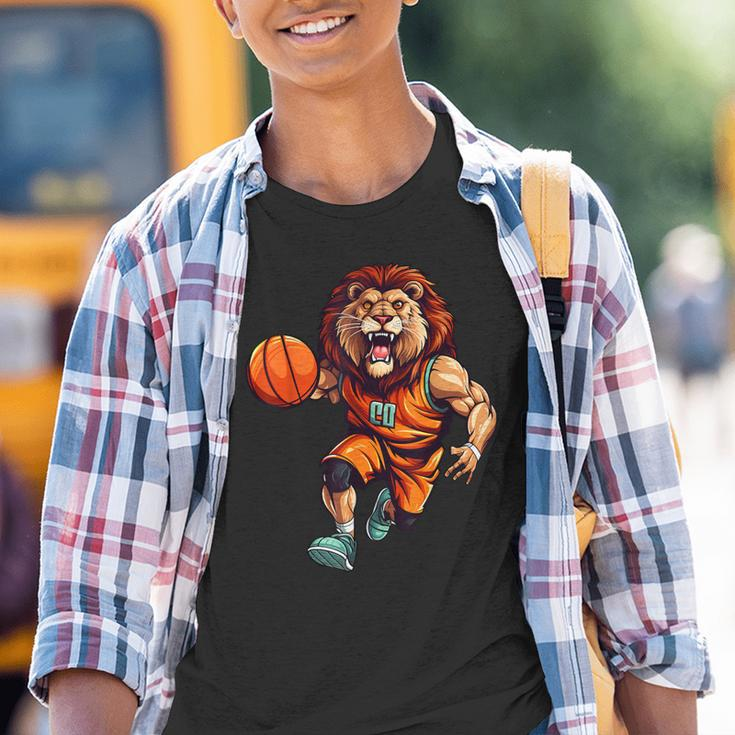 Basketball Lion Kinder Tshirt