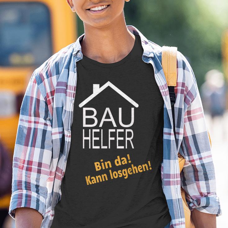 Bauhelfer Ohne Mich Läuft Hier Nix Bauherr Bauen Topping Party Kinder Tshirt