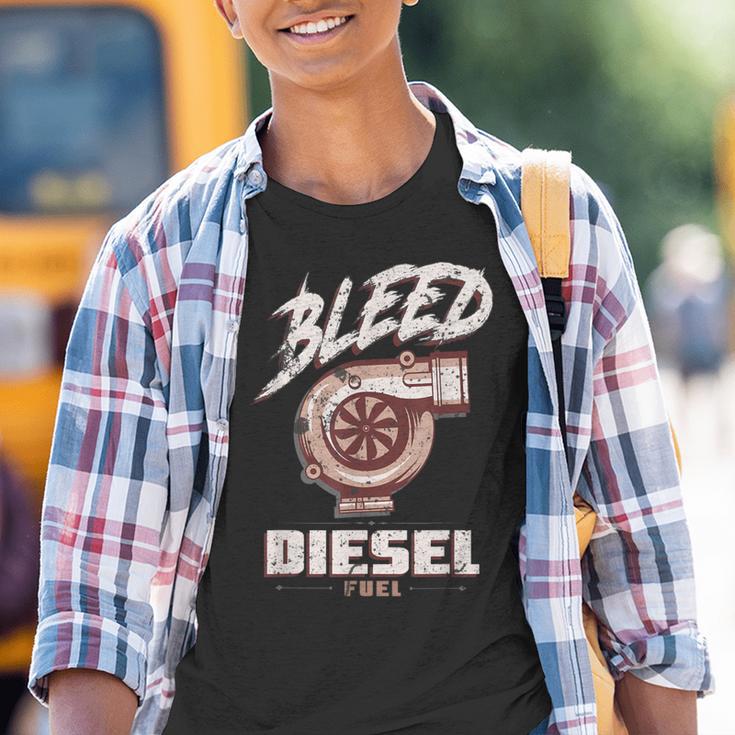 Beschnitt Diesel Fuel Diesel Power Roll Charcoal Kinder Tshirt