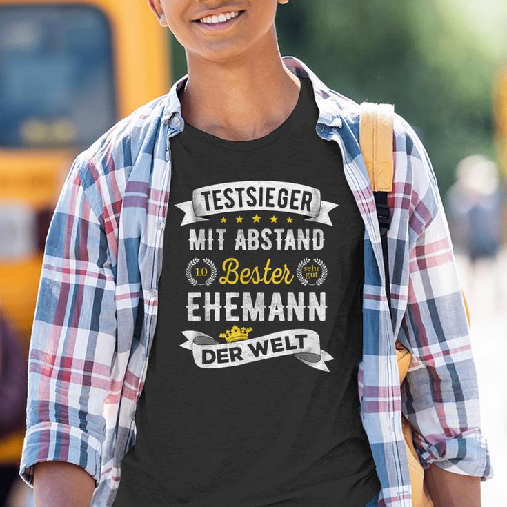 Best Husband Der Welt Test Winner Slogan Kinder Tshirt