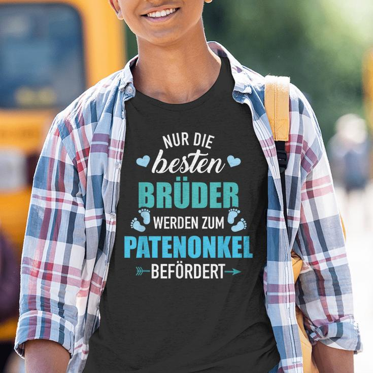 Besten Brüder Patenonkel Beförderben Schwangerschünen German Language Kinder Tshirt