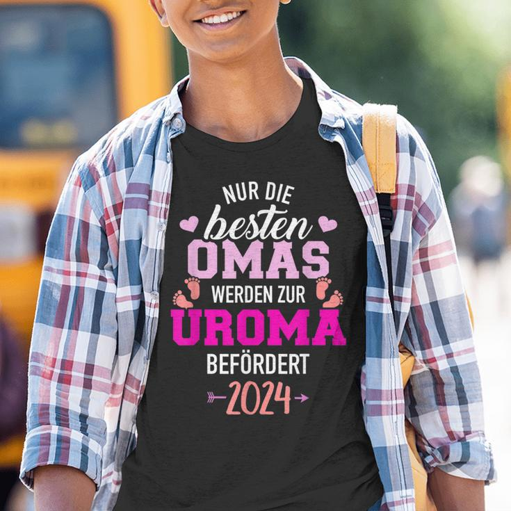 Besten Omas Werden Zur Uroma Befördert 2024 Kinder Tshirt