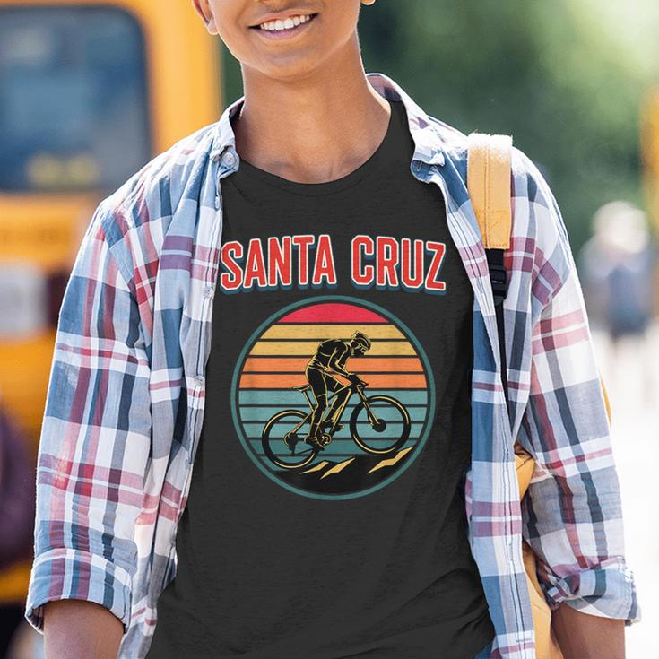 Bicycle Retro Vintage Santa Cruz Summer Cycling Kinder Tshirt