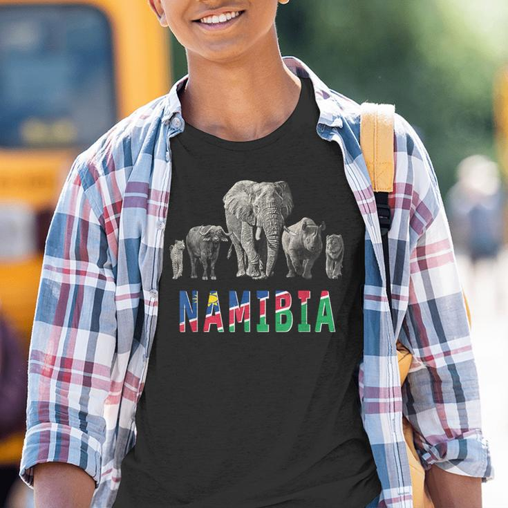 Big 5 Wildlife For Namibia Safari Kinder Tshirt