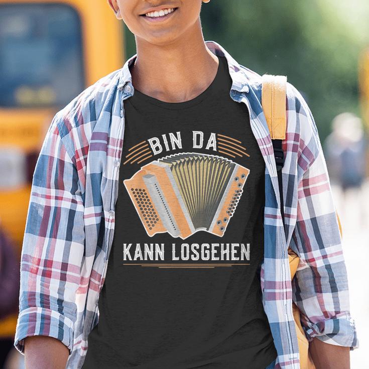 Bin Da Kann Losgehen Steirian Harmonica Squeeze Kinder Tshirt