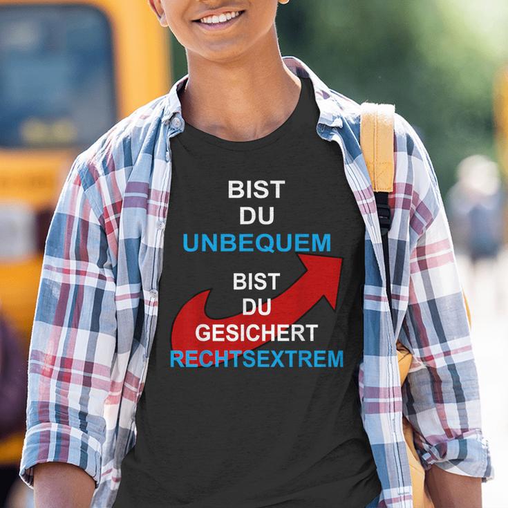 Bist Du Unbequem Bist Du Gesicher Kinder Tshirt