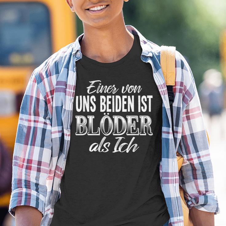 Blöder Als Ich Witz Dummheit Joke Saying Kinder Tshirt