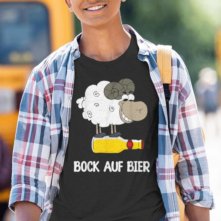 Bock Auf Bier Biertrinker Alkohol Bier Saufen Kinder Tshirt