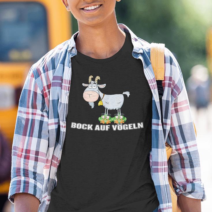 With Bock Aufogelgeln Zweideutigogel Ziegenbock Word Game Kinder Tshirt