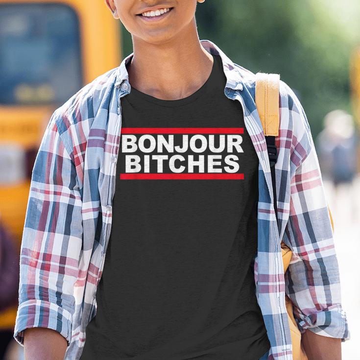 Bonjour Bitches Kinder Tshirt