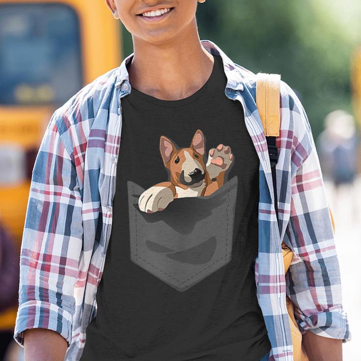 Bull Terrier Lover Camisa Bull Terrier En Bolsillo Bull Terrier Camiseta niño
