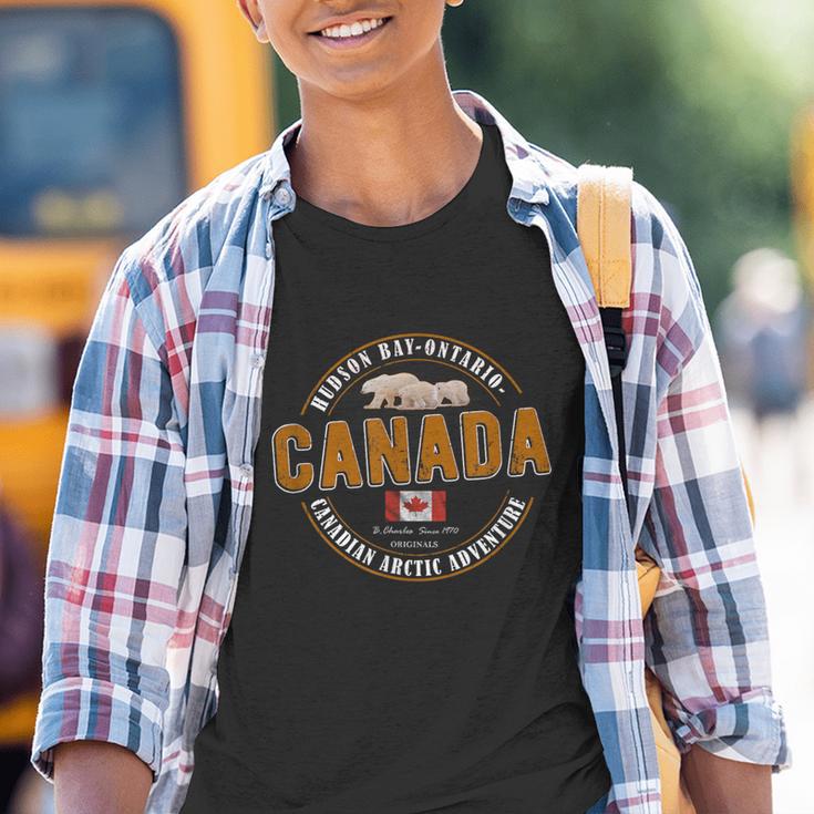 Canada Toronto Montreal Vancouver Canada Flag Kinder Tshirt