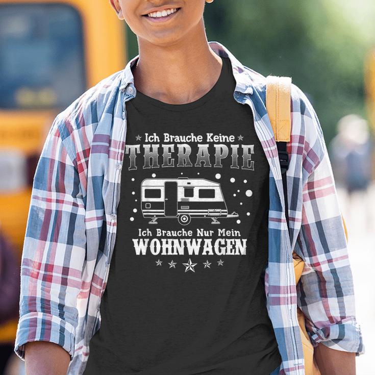 Caravan Ich Brauche Keine Therapie Ich Muss Zum Camping Kinder Tshirt