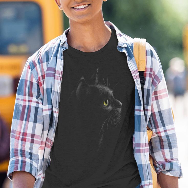 Cat Portrait Cat Head Kinder Tshirt