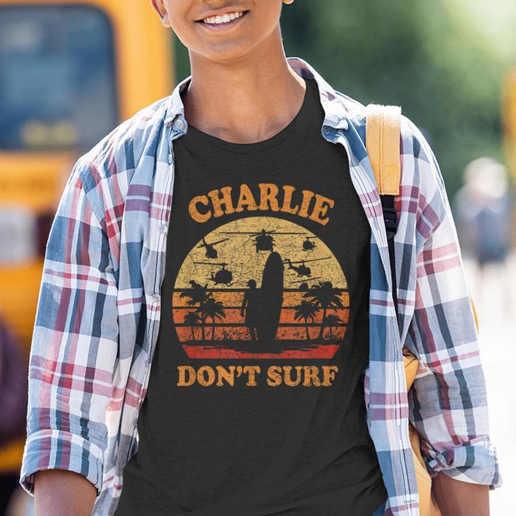 Charlie Surft Nicht Im Military Vietnam War Kinder Tshirt