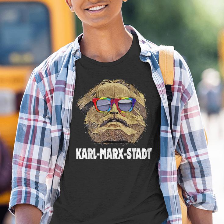 Chemnitz Chems Karl-Marx-Stadt Nischel Idea Kinder Tshirt