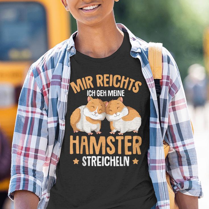 Children's Mir Reichts Ich Geh Meine Hamster Streicheln Kinder Tshirt