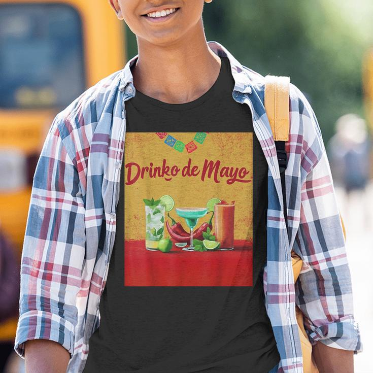 Cinco De Drinko Bitchachos Margarita Trinkt Cinco De Mayo Kinder Tshirt