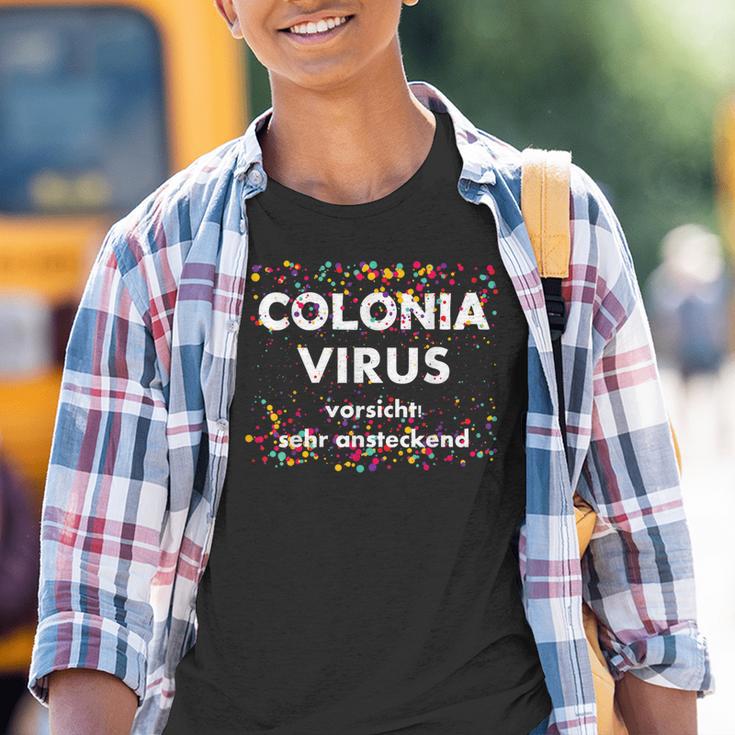 Colonia Virus Carnival Costume Cologne Cologne Confetti Fancy Dress Kinder Tshirt